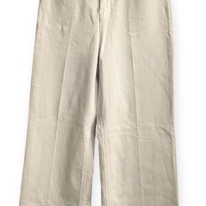 J.Crew Wide Leg Jeans Women’s 27 – High Rise White Denim